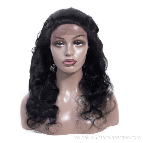 wholesale cheap factory price 100% human hair 360 Lace Frontal closure body wave closure 360 lace closure with baby hair